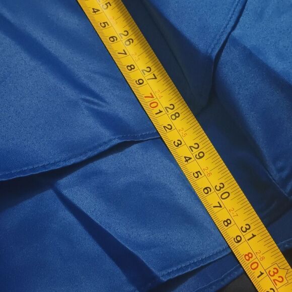 Rare Editions Royal Blue High Low Dress Big Kids Size 10 - Picture 12 of 15